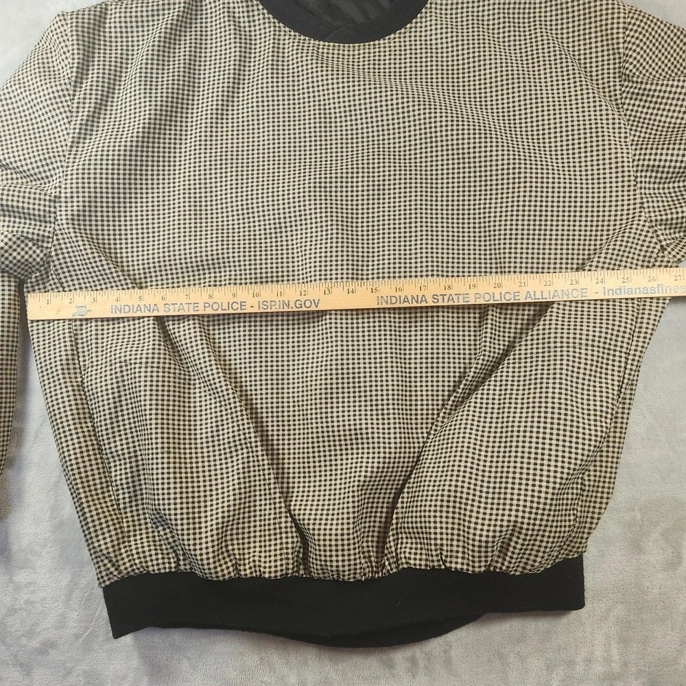 VTG La Mode Active Sportswear Pullover‎ Jacket Houndstooth Golf Mens Large